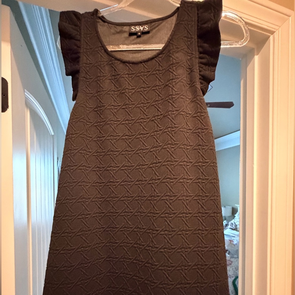SSYS Elegant Black Mini Dress